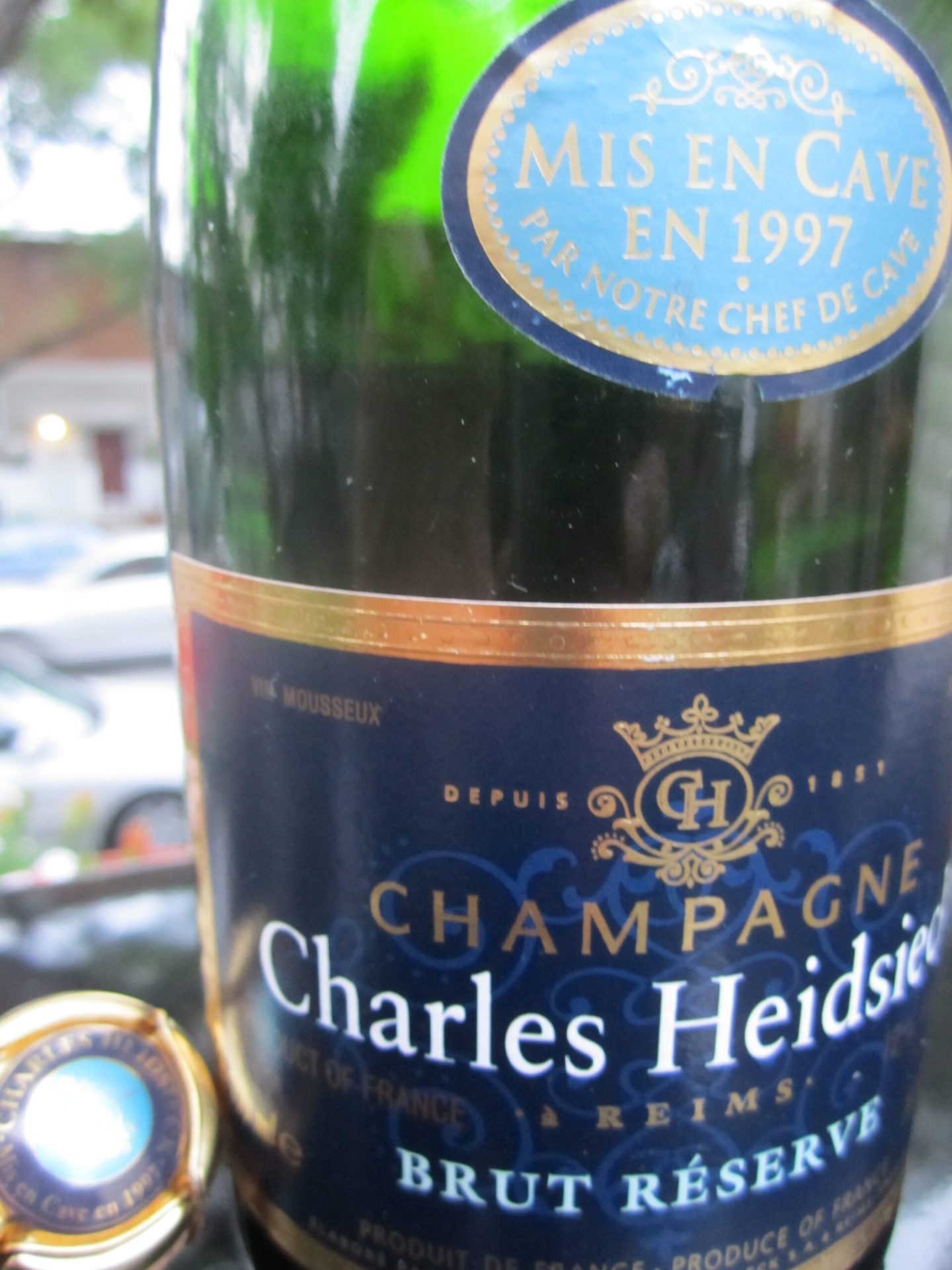 Charles Heidsieck - Mise en cave 1997