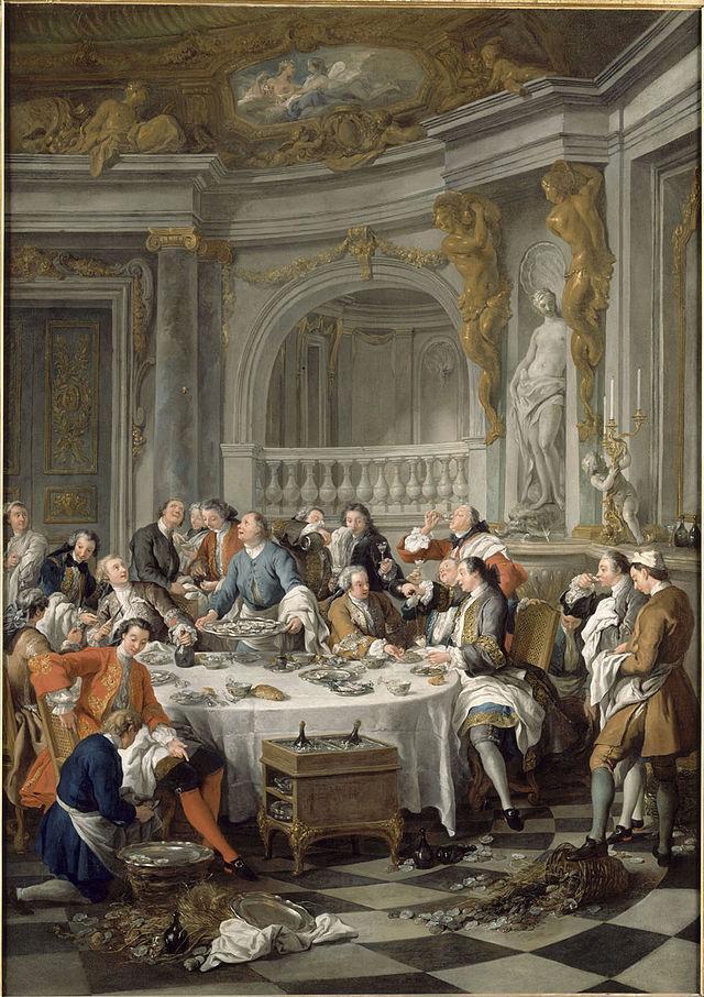 déjeuner d'huîtres