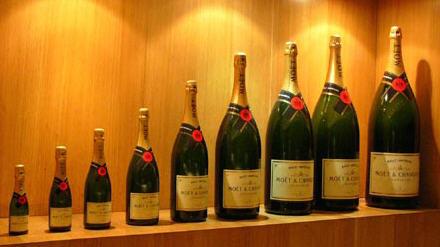 Formats des bouteilles de champagne