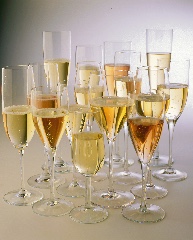 verres à champagne