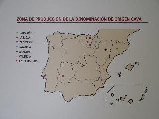 La carte du Cava